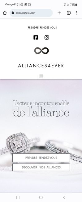 Recommandations boutiques et marques d'alliances 💍 5