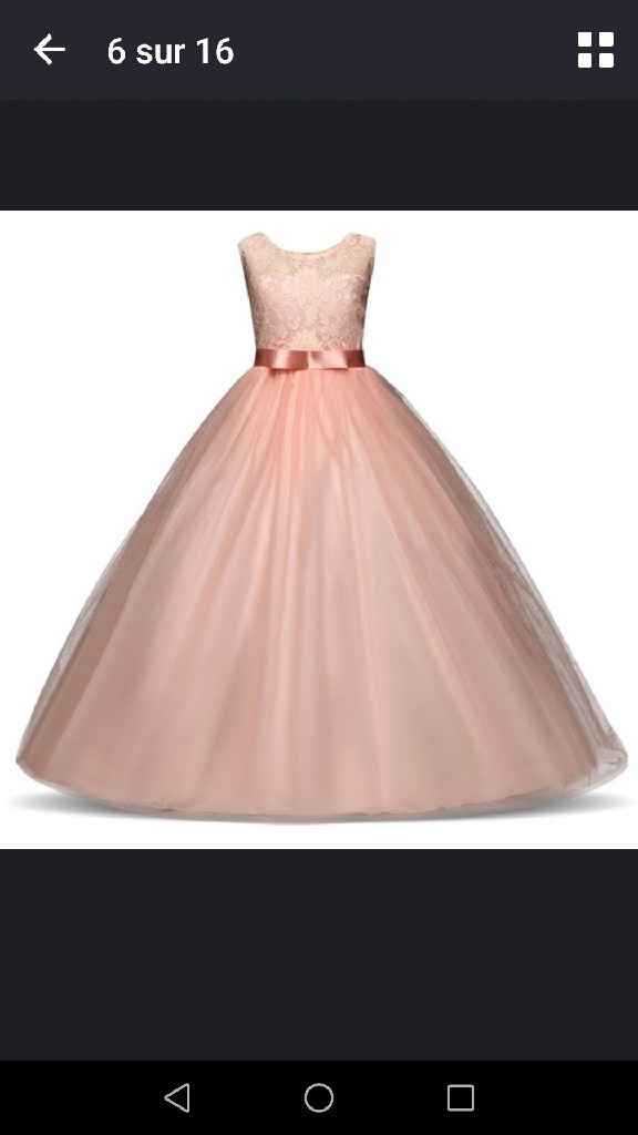 Robe petite fille d'honneur - 1