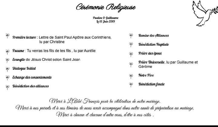 Cérémonie religieuse - 1