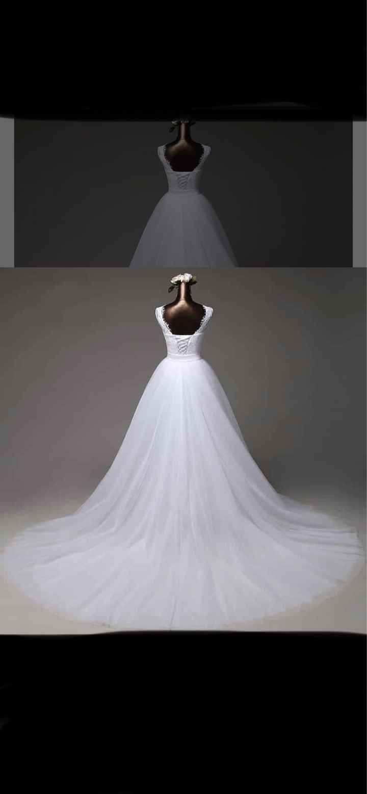 Vinted : robe de mariée. - 2