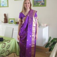 Saree pour ma cérémonie hindoue en inde - 1