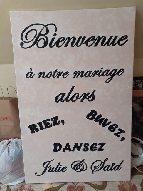 Avis tableau de bienvenue - 1