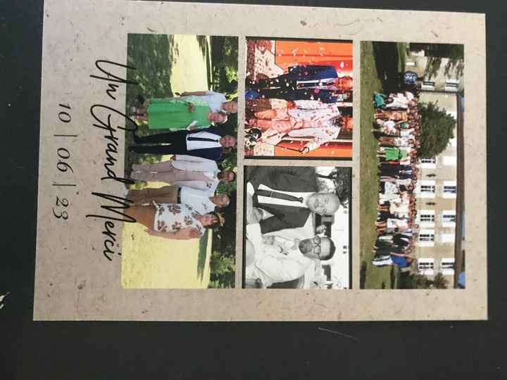 Nos cartes de remerciements !! - 1