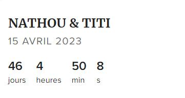 Combien de temps avant le jour J ? - 1