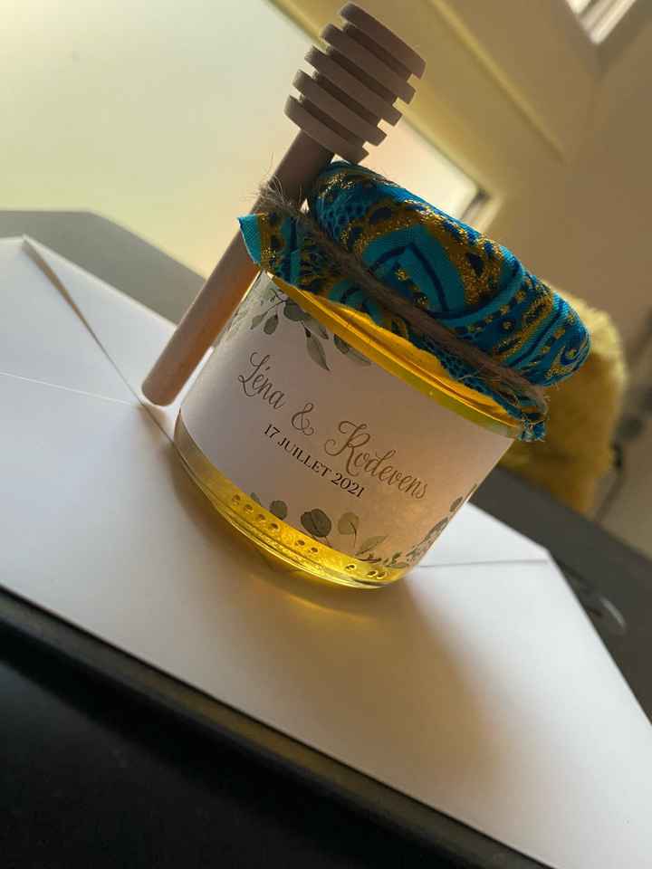 Cadeaux invités mariage champêtre chic - 1