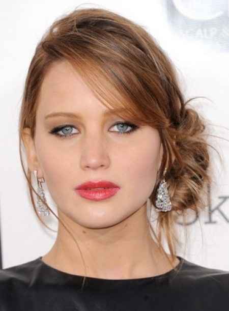 chignon flou  
