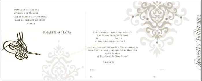 Faire part