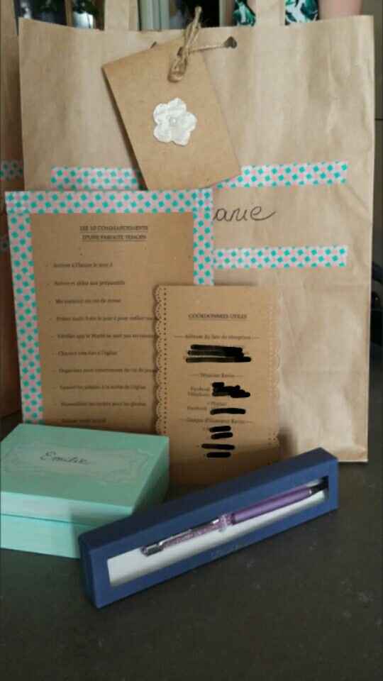 Cadeaux temoins / demoiselles d'honneurs - 1