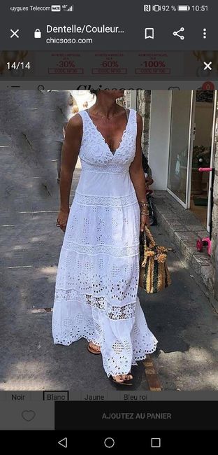 Robe mariée en 1 semaine secteur 35/22 1