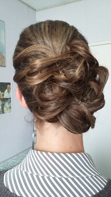 essai coiffure de derrière