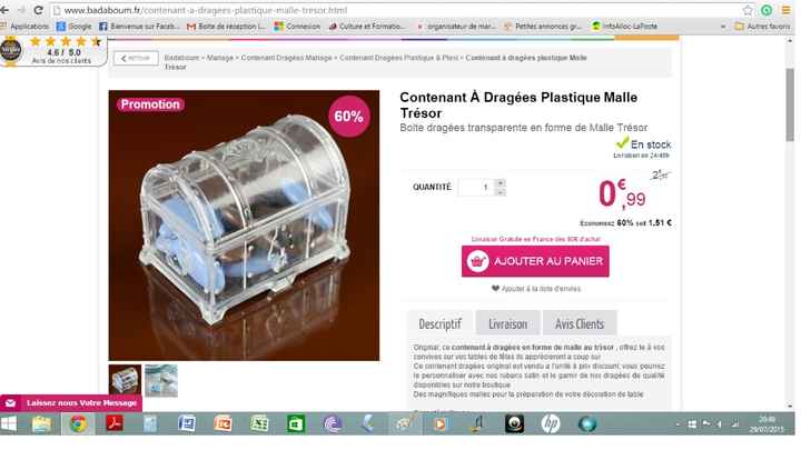Contenant dragés