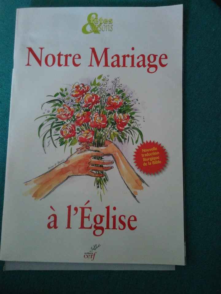 Livret de cérémonie