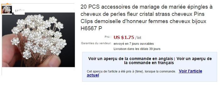 pics à cheveux