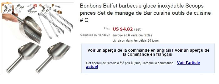 pour le candy bar