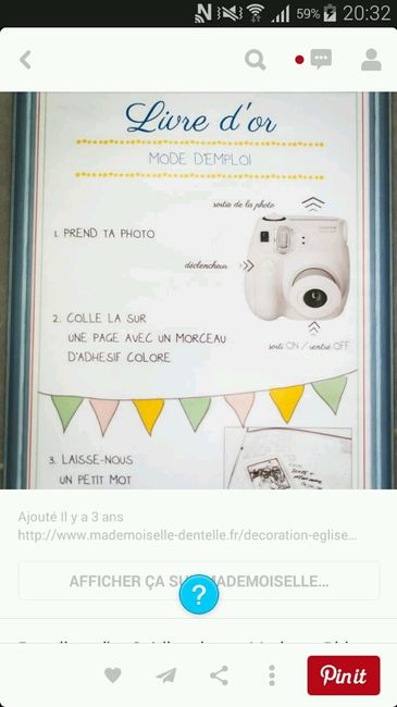 Fiche explicative polaroïd - 1