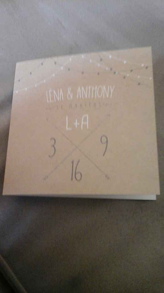 Nos faire parts réalisés par une graphiste. - 1