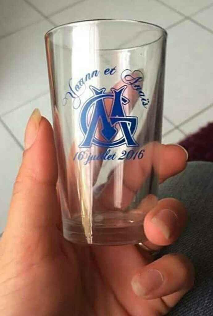 Verres blidas personnalisés (champagne) - 1