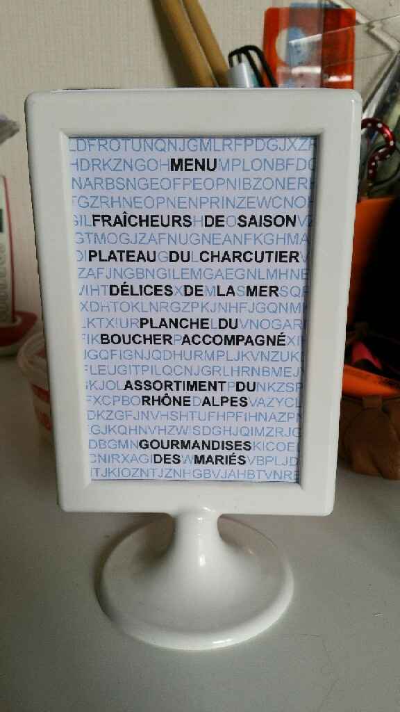 A vos votes  (déco cadre menu) - 1