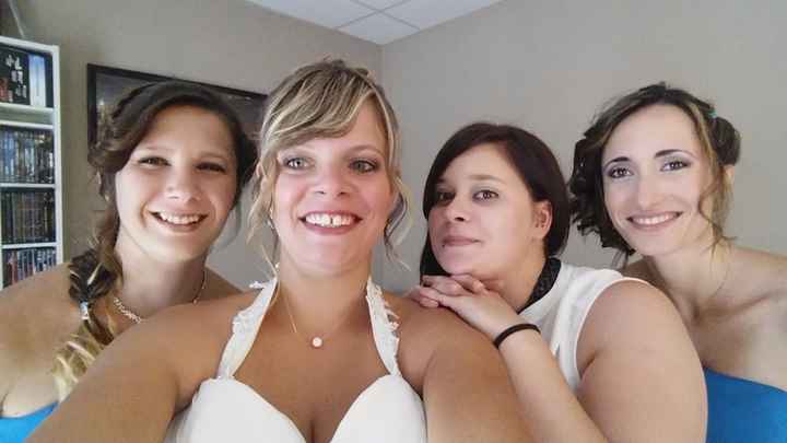 avec mes témoins et ma photographe