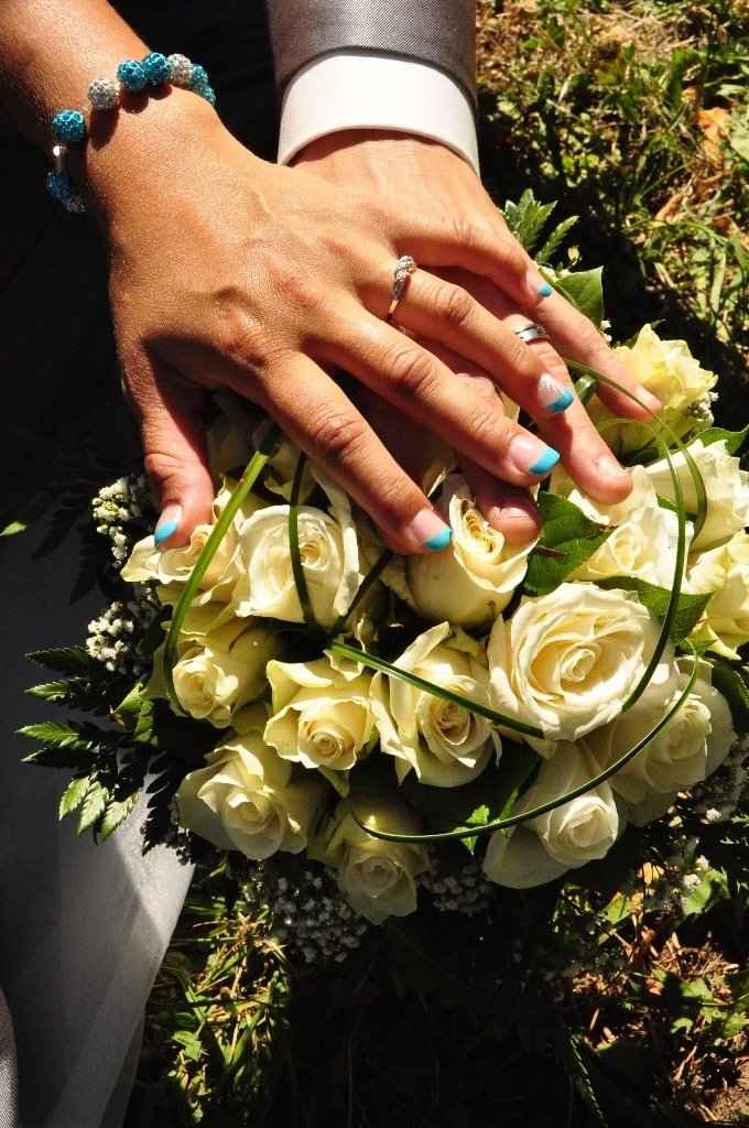 Alliances et bouquet