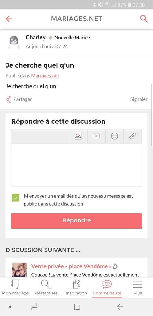 Profil à signaler - 1
