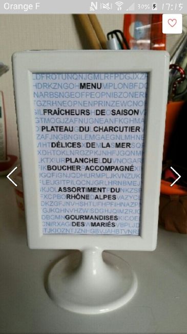 Menus prêts - 2