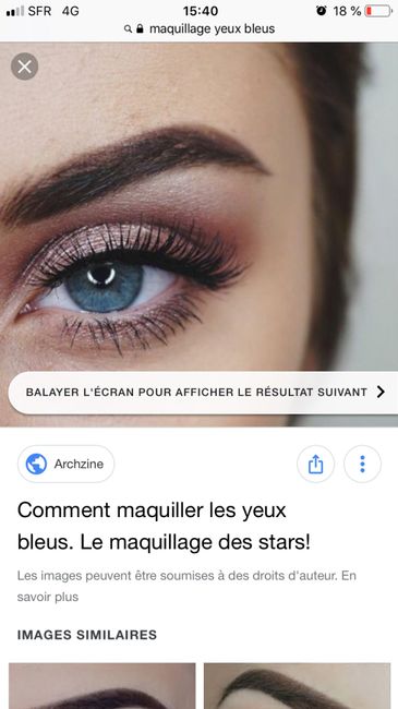 Maquillage pour yeux bleus foncés 5
