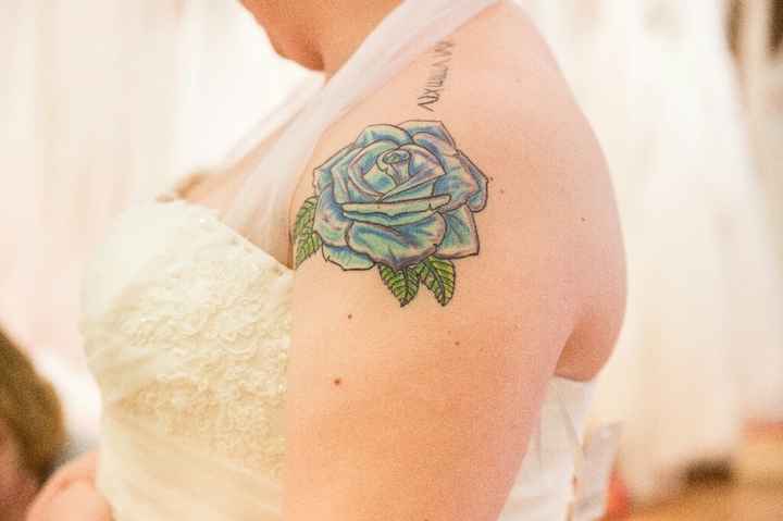Les mariées avec des tatouages - 1