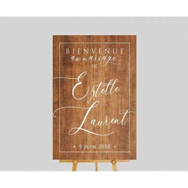 Affiche de bienvenue. 5