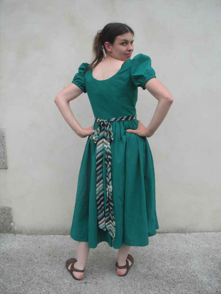 Robe champêtre dos princesse