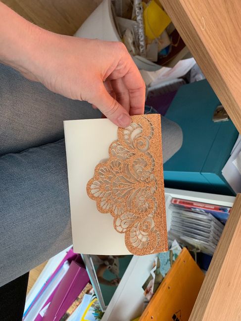 Faire part pochette fermé