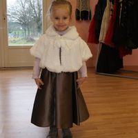 Voici la tenue de ma grande pour son baptême, le lendemain