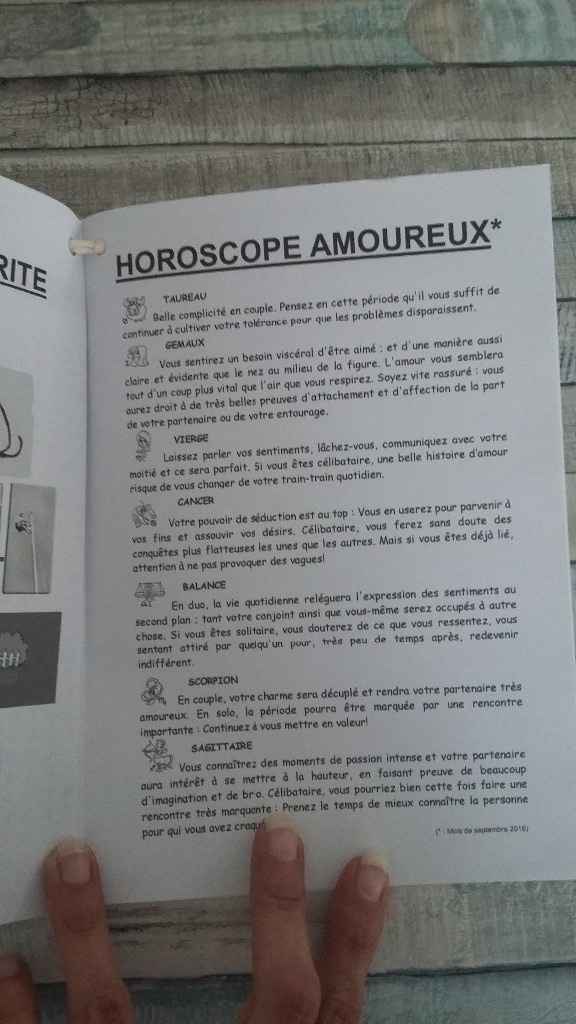 Horoscope amoureux de septembre 2016