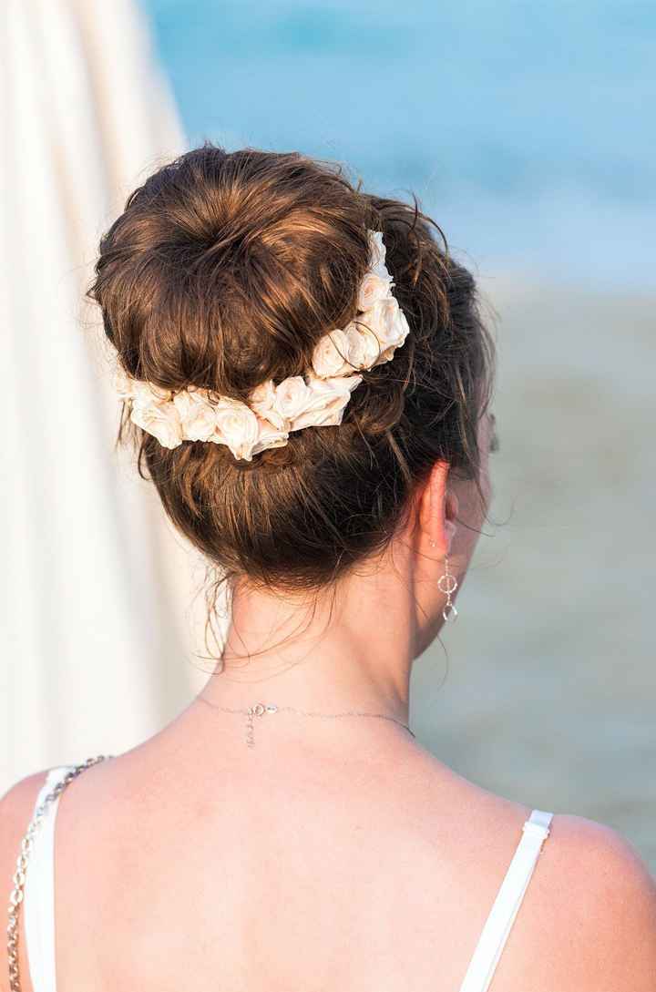 Tour de chignon fait main