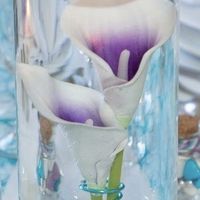 Fond de vase avec bougies flottantes - 2