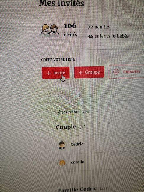 Classer ses invités - 2