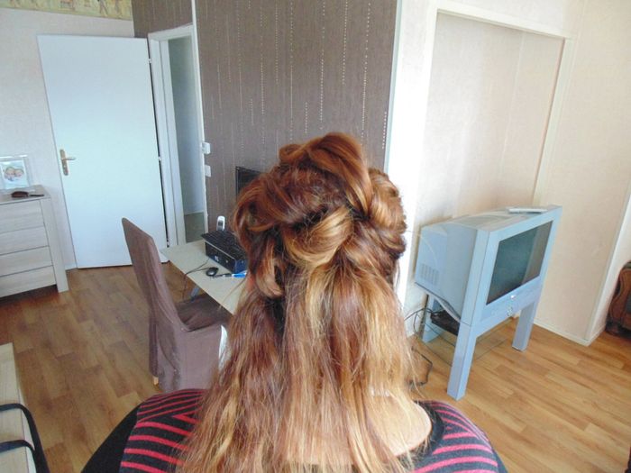 mon essai chignon 