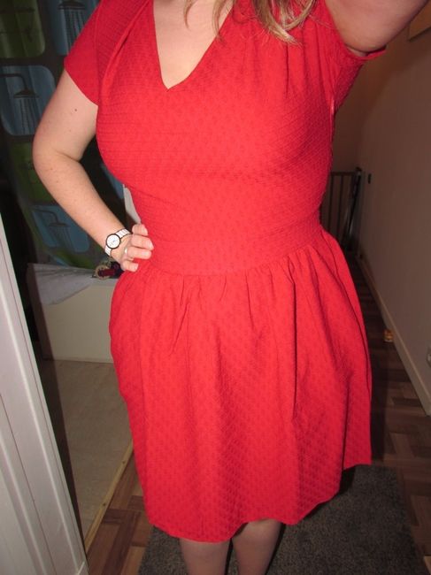 Ma robe rouge pour le retour de noce. 2