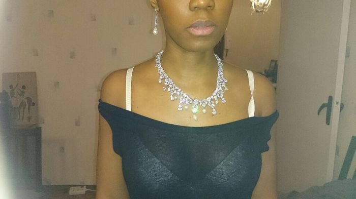 Ma robe et ma parure de chez etsy. trop heureuse. qu est-ce que vous en pensez ??? - 2