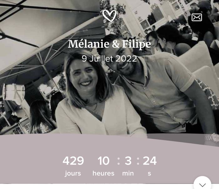 Dans combien de temps a lieu votre mariage ? 1