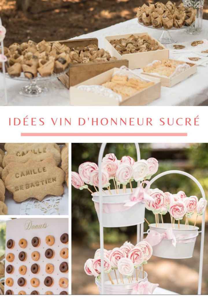 Vin d'honneur sucrée - 1