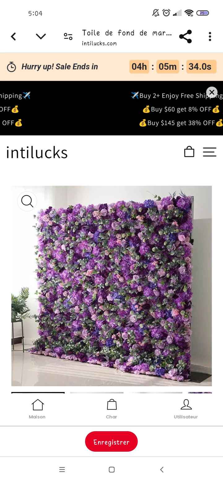 Mur de fleurs - 1