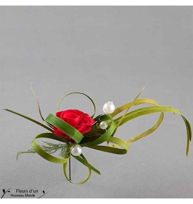 pics cheveux fleurs