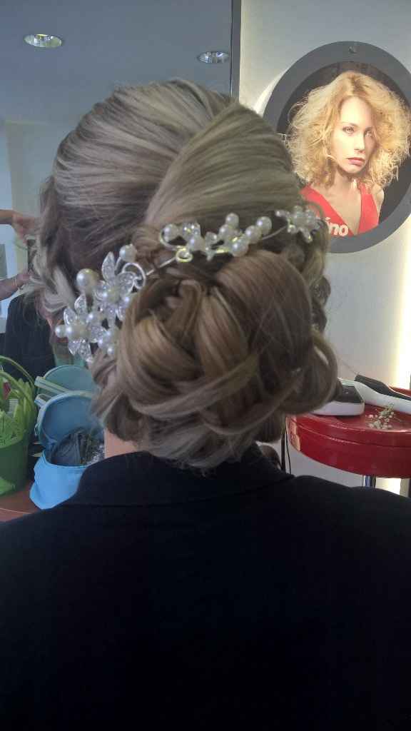 essai chignon dos