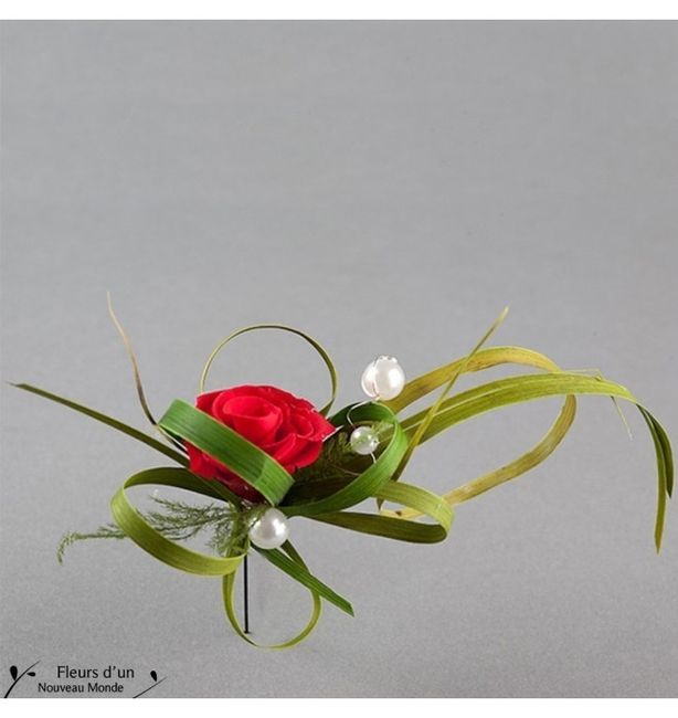 pics cheveux fleurs
