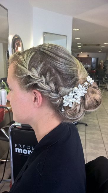 essai chignon côté