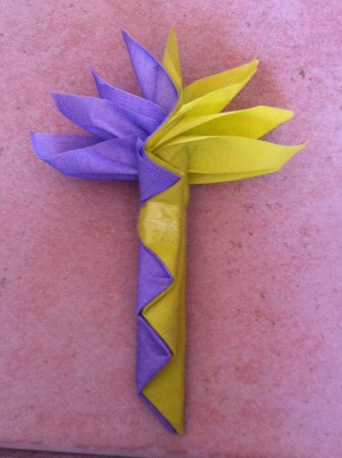 Mon pliage serviette