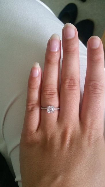 Ma magnifique bague de fiançailles 