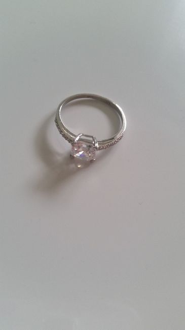 Ma merveilleuse bague de fiançailles