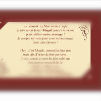 Changement de date du mariage /invitation - 1
